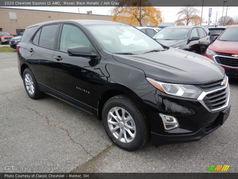 Mosaic Black Metallic / Ash Gray 2020 Chevrolet Equinox LS AWD
