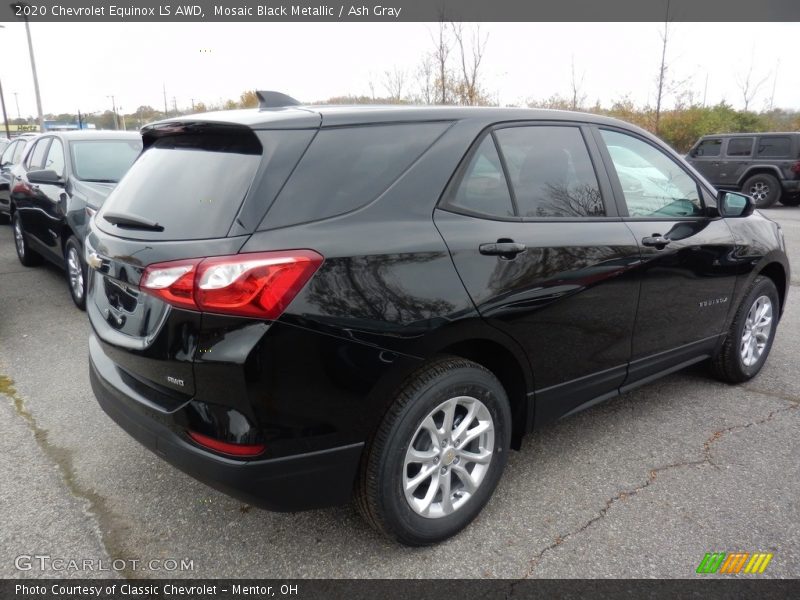 Mosaic Black Metallic / Ash Gray 2020 Chevrolet Equinox LS AWD