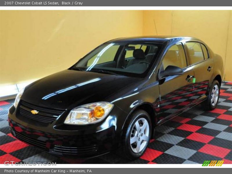 Black / Gray 2007 Chevrolet Cobalt LS Sedan