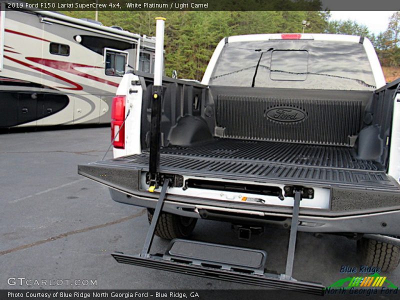 White Platinum / Light Camel 2019 Ford F150 Lariat SuperCrew 4x4