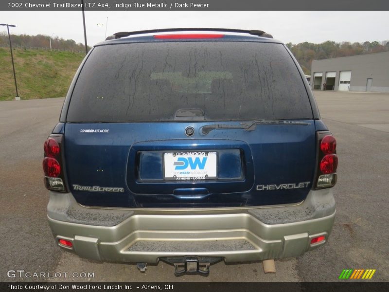 Indigo Blue Metallic / Dark Pewter 2002 Chevrolet TrailBlazer LTZ 4x4
