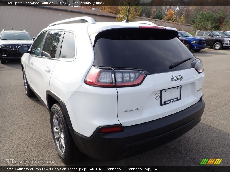 Bright White / Black 2020 Jeep Cherokee Latitude Plus 4x4