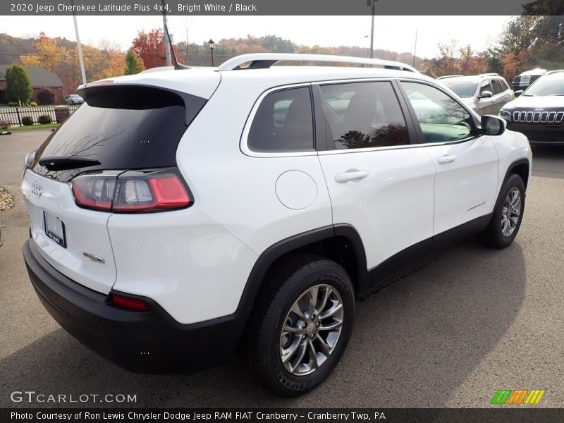 Bright White / Black 2020 Jeep Cherokee Latitude Plus 4x4