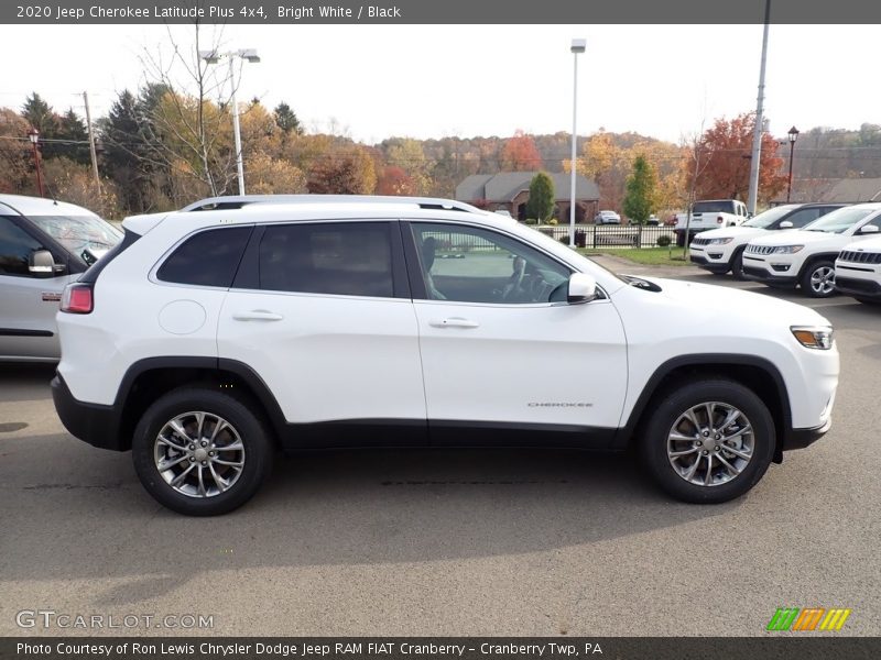 Bright White / Black 2020 Jeep Cherokee Latitude Plus 4x4
