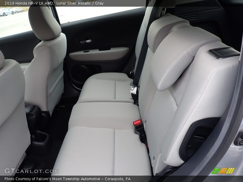 Lunar Silver Metallic / Gray 2019 Honda HR-V LX AWD