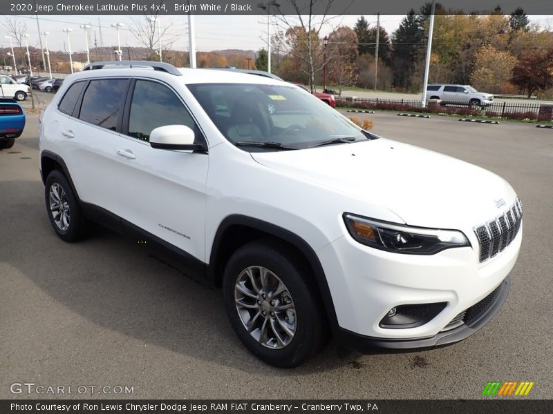 Bright White / Black 2020 Jeep Cherokee Latitude Plus 4x4