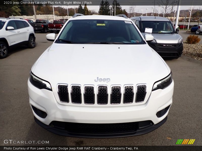 Bright White / Black 2020 Jeep Cherokee Latitude Plus 4x4