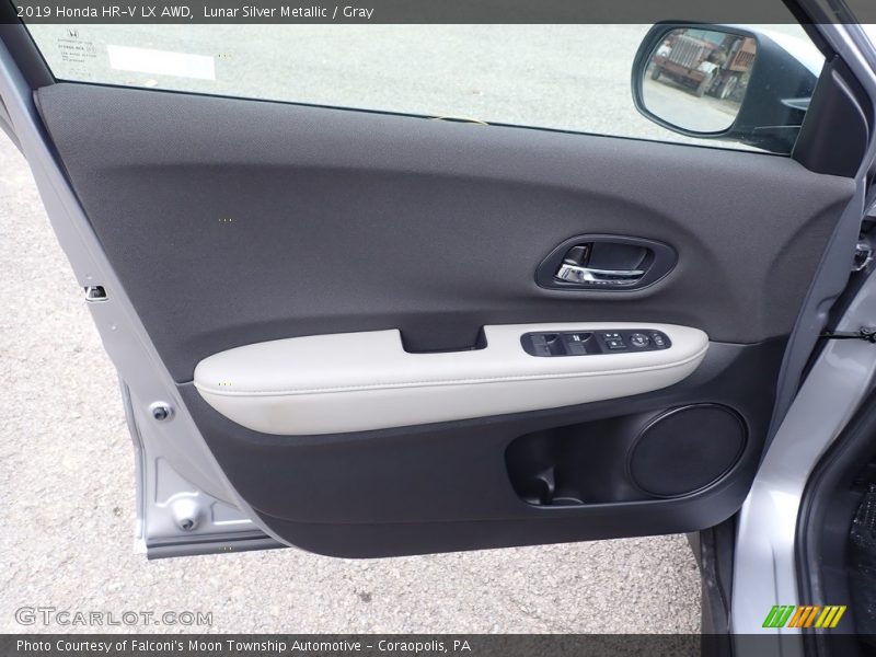 Lunar Silver Metallic / Gray 2019 Honda HR-V LX AWD