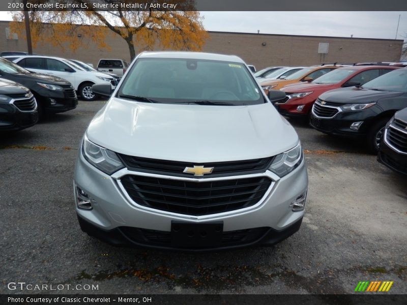Silver Ice Metallic / Ash Gray 2020 Chevrolet Equinox LS