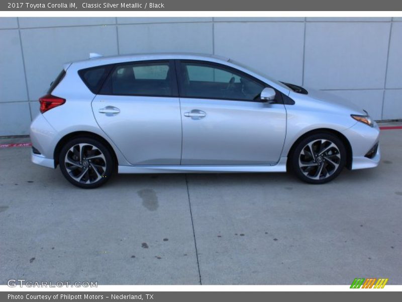 Classic Silver Metallic / Black 2017 Toyota Corolla iM