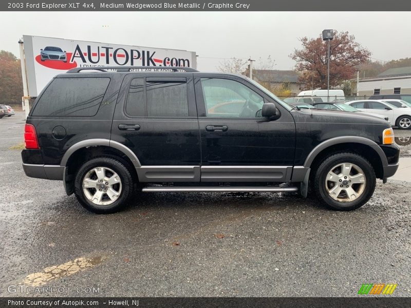 Medium Wedgewood Blue Metallic / Graphite Grey 2003 Ford Explorer XLT 4x4