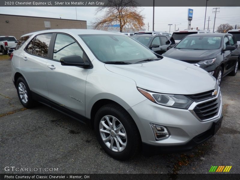 Silver Ice Metallic / Ash Gray 2020 Chevrolet Equinox LS