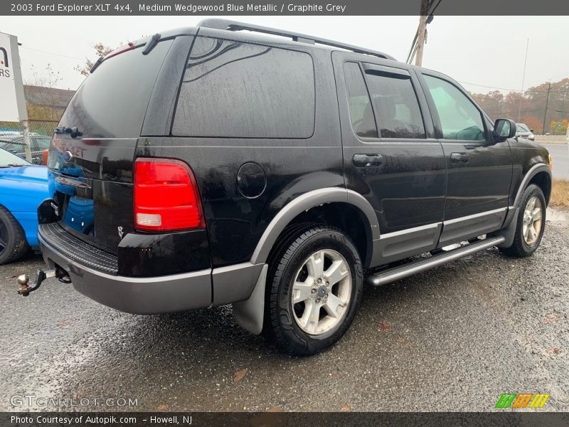 Medium Wedgewood Blue Metallic / Graphite Grey 2003 Ford Explorer XLT 4x4