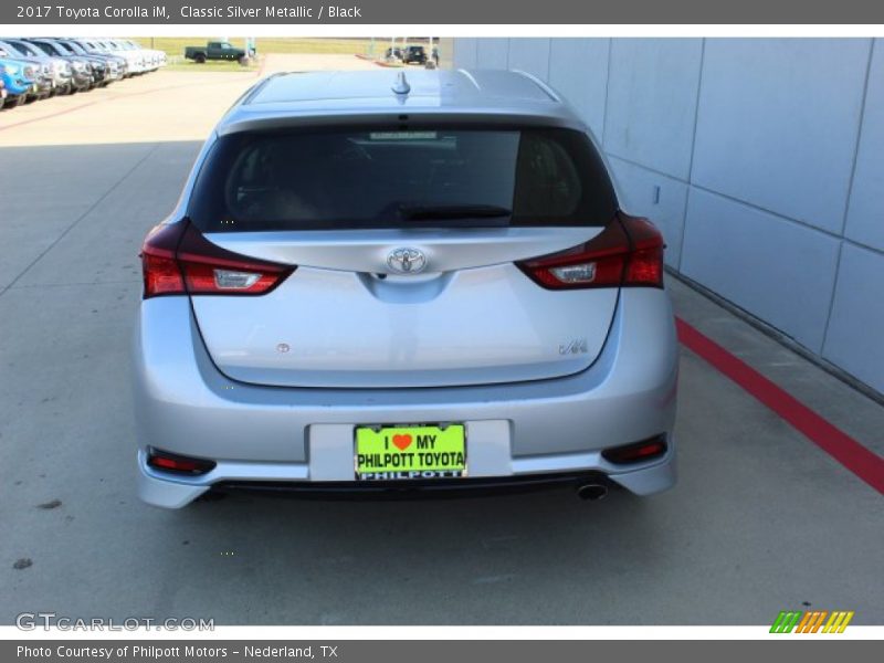 Classic Silver Metallic / Black 2017 Toyota Corolla iM