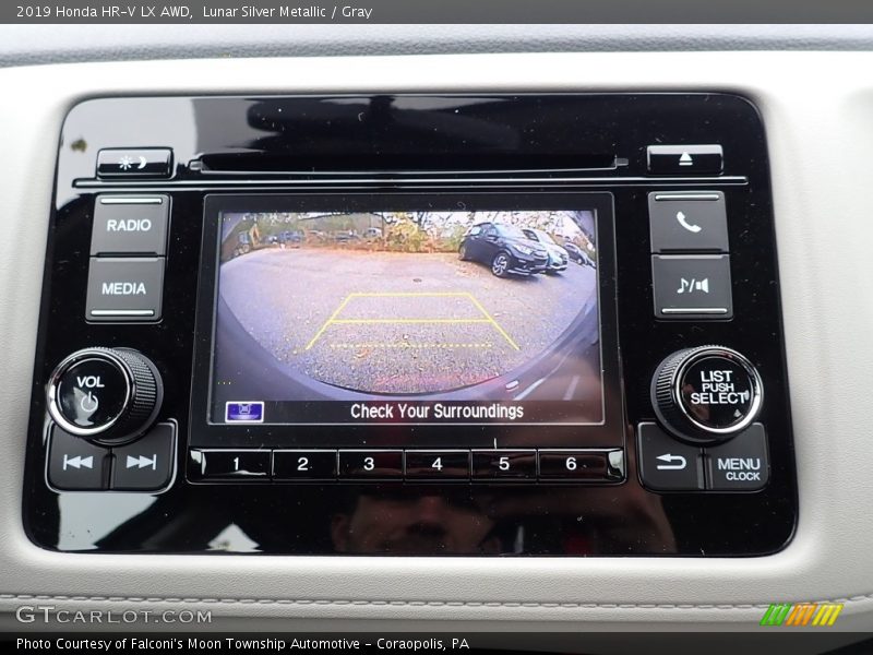 Lunar Silver Metallic / Gray 2019 Honda HR-V LX AWD