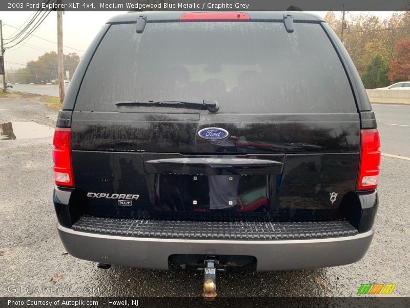 Medium Wedgewood Blue Metallic / Graphite Grey 2003 Ford Explorer XLT 4x4