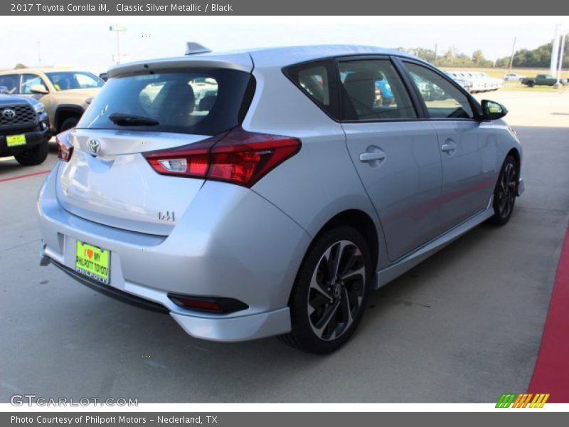 Classic Silver Metallic / Black 2017 Toyota Corolla iM