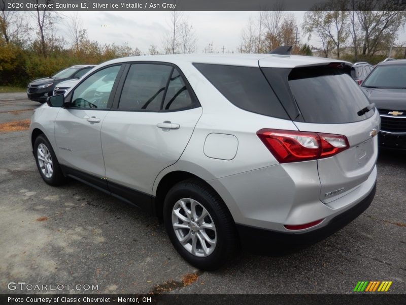 Silver Ice Metallic / Ash Gray 2020 Chevrolet Equinox LS