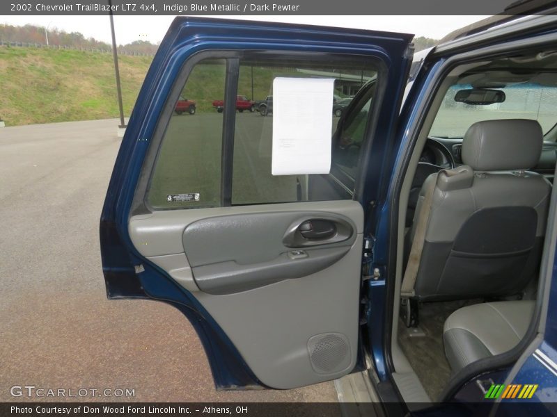 Indigo Blue Metallic / Dark Pewter 2002 Chevrolet TrailBlazer LTZ 4x4