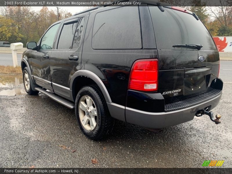 Medium Wedgewood Blue Metallic / Graphite Grey 2003 Ford Explorer XLT 4x4