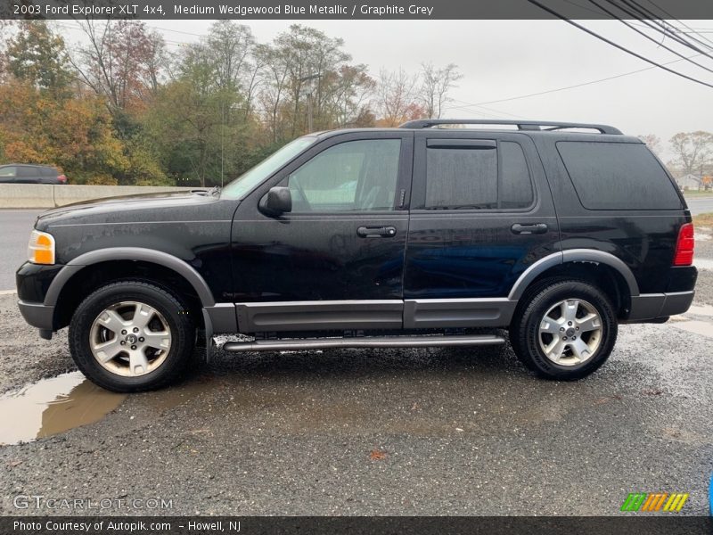 Medium Wedgewood Blue Metallic / Graphite Grey 2003 Ford Explorer XLT 4x4