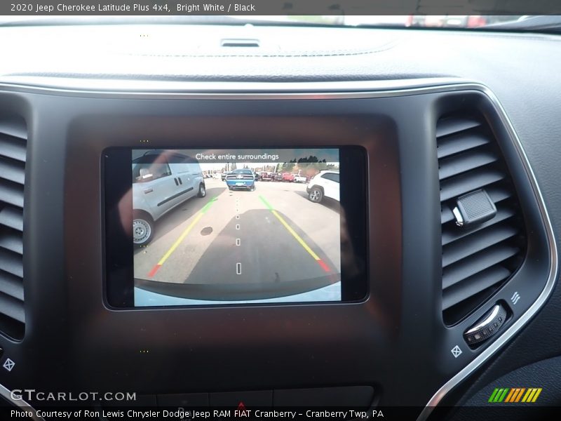 Bright White / Black 2020 Jeep Cherokee Latitude Plus 4x4