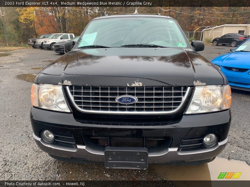Medium Wedgewood Blue Metallic / Graphite Grey 2003 Ford Explorer XLT 4x4