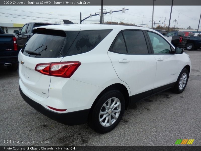 Summit White / Ash Gray 2020 Chevrolet Equinox LS AWD