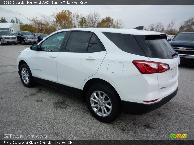 Summit White / Ash Gray 2020 Chevrolet Equinox LS AWD