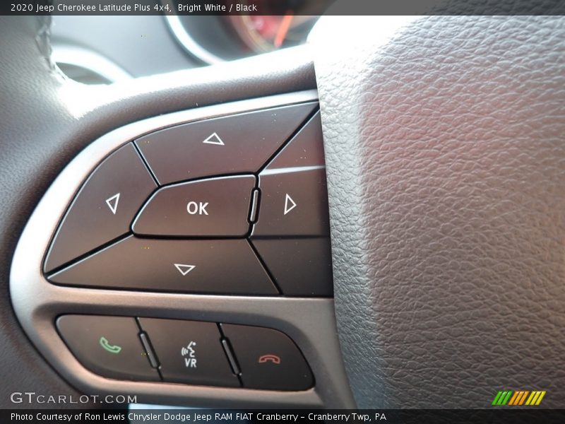 Bright White / Black 2020 Jeep Cherokee Latitude Plus 4x4