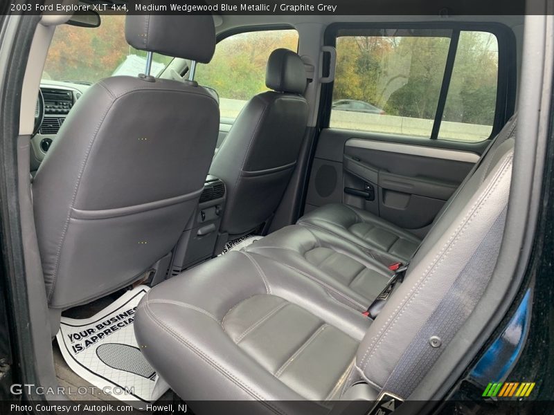 Medium Wedgewood Blue Metallic / Graphite Grey 2003 Ford Explorer XLT 4x4