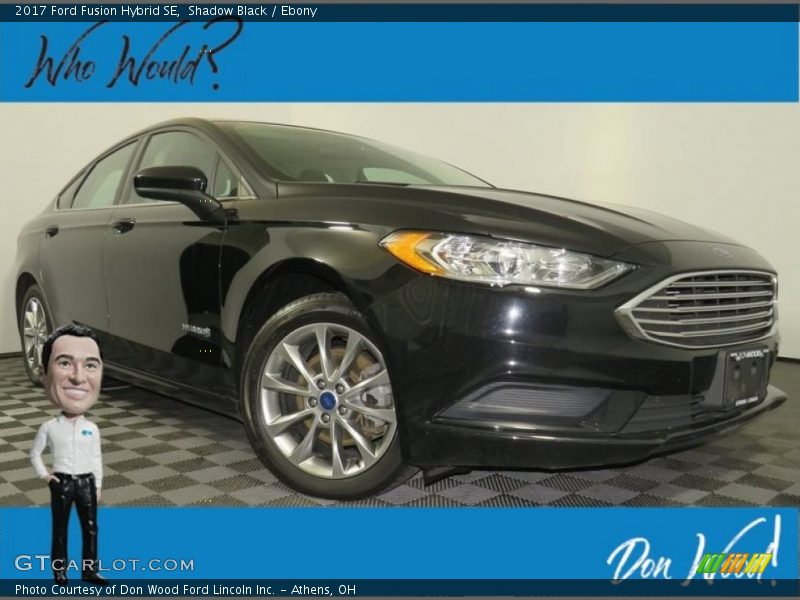 Shadow Black / Ebony 2017 Ford Fusion Hybrid SE