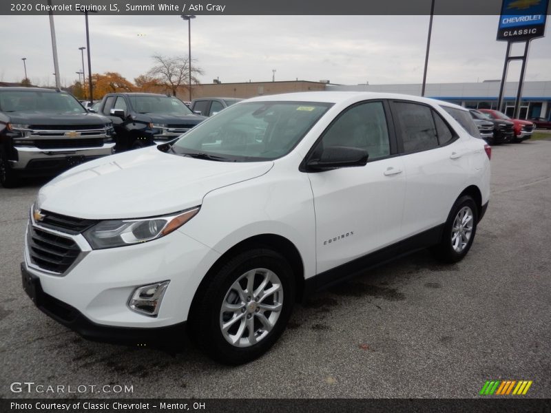 Summit White / Ash Gray 2020 Chevrolet Equinox LS