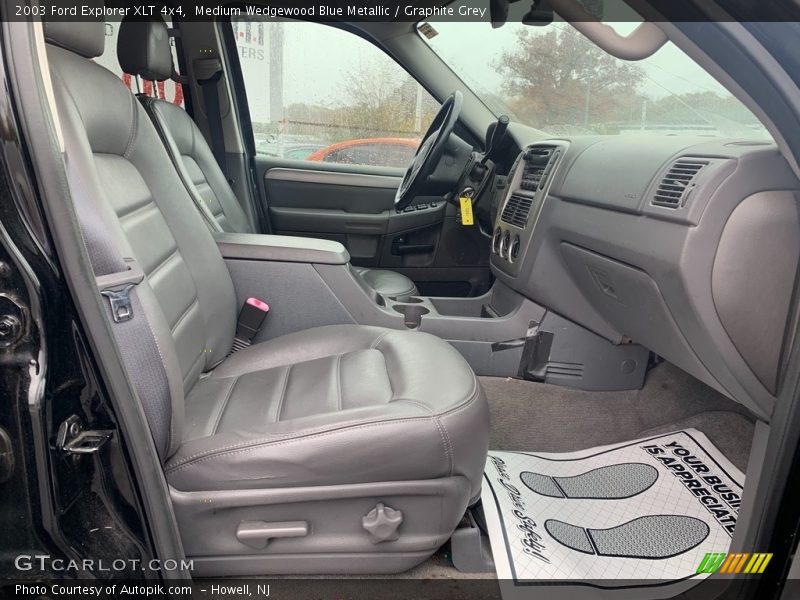 Medium Wedgewood Blue Metallic / Graphite Grey 2003 Ford Explorer XLT 4x4