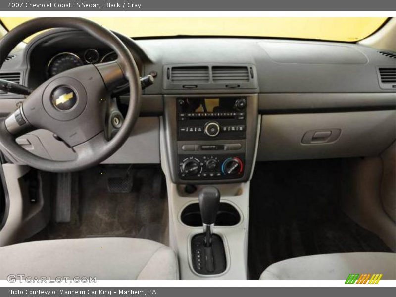 Black / Gray 2007 Chevrolet Cobalt LS Sedan