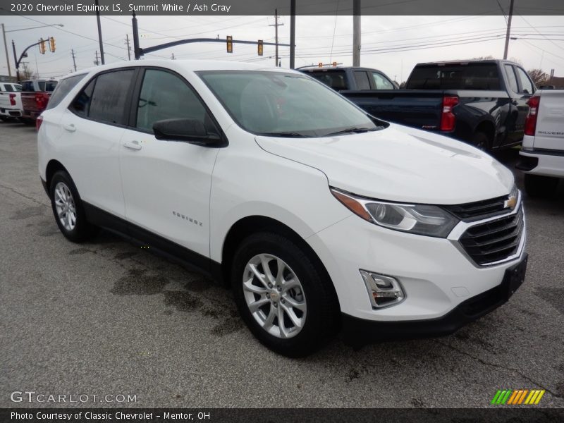 Summit White / Ash Gray 2020 Chevrolet Equinox LS