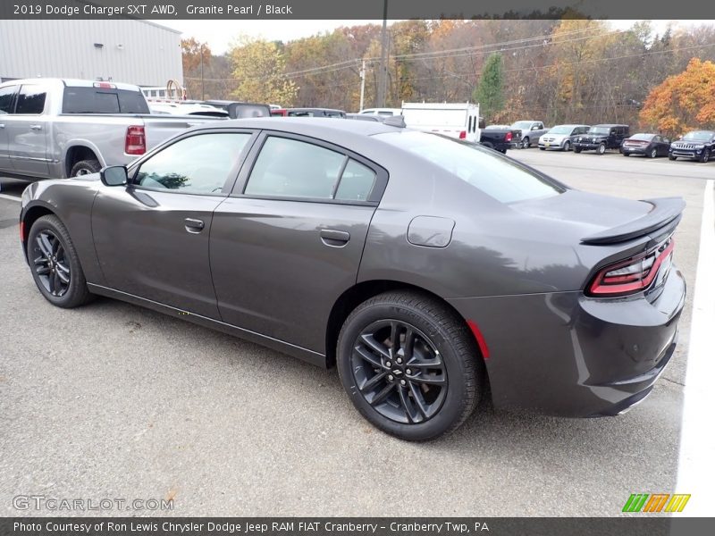 Granite Pearl / Black 2019 Dodge Charger SXT AWD
