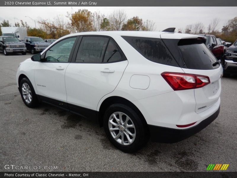 Summit White / Ash Gray 2020 Chevrolet Equinox LS