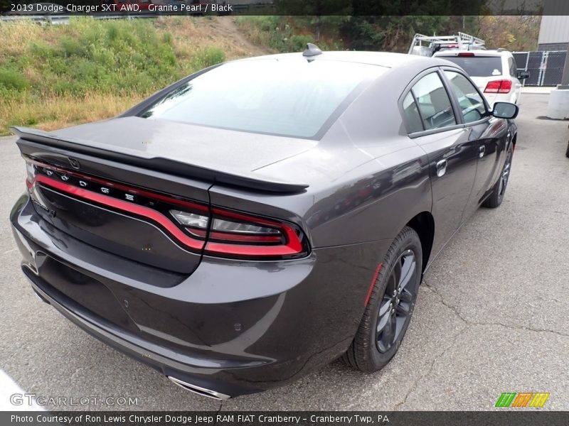 Granite Pearl / Black 2019 Dodge Charger SXT AWD