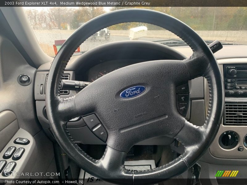 Medium Wedgewood Blue Metallic / Graphite Grey 2003 Ford Explorer XLT 4x4