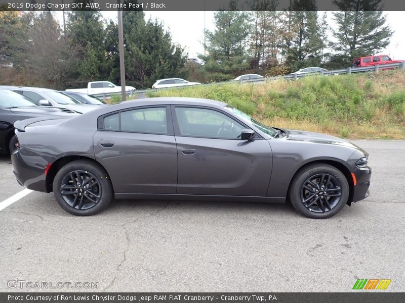 Granite Pearl / Black 2019 Dodge Charger SXT AWD