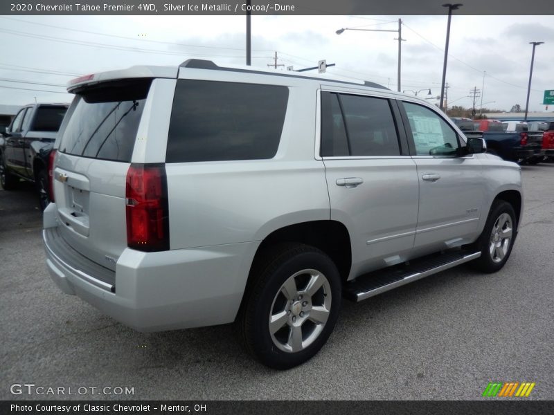 Silver Ice Metallic / Cocoa/­Dune 2020 Chevrolet Tahoe Premier 4WD