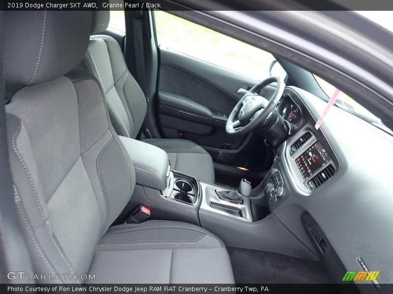 Granite Pearl / Black 2019 Dodge Charger SXT AWD