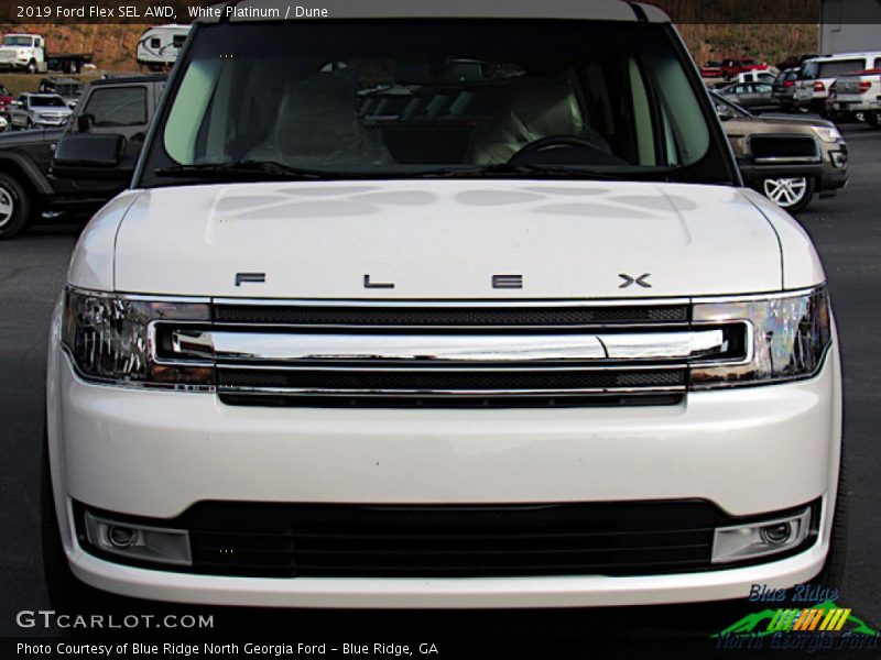 White Platinum / Dune 2019 Ford Flex SEL AWD