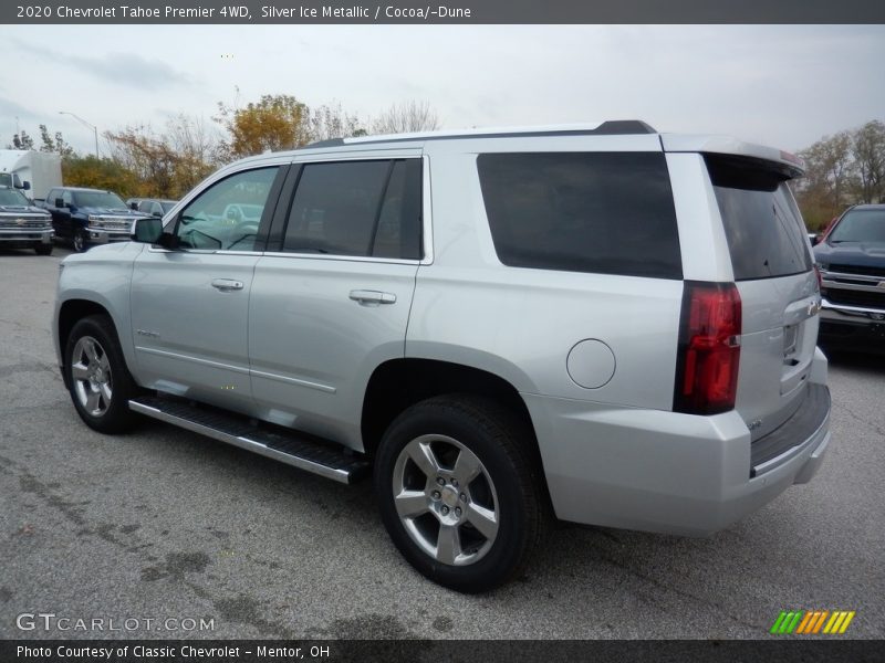 Silver Ice Metallic / Cocoa/­Dune 2020 Chevrolet Tahoe Premier 4WD