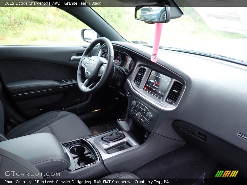 Granite Pearl / Black 2019 Dodge Charger SXT AWD