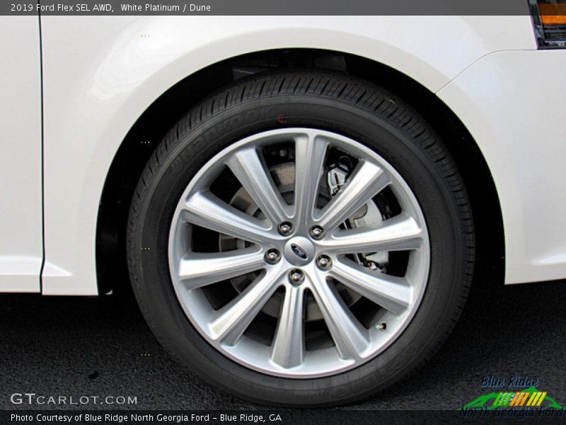 White Platinum / Dune 2019 Ford Flex SEL AWD
