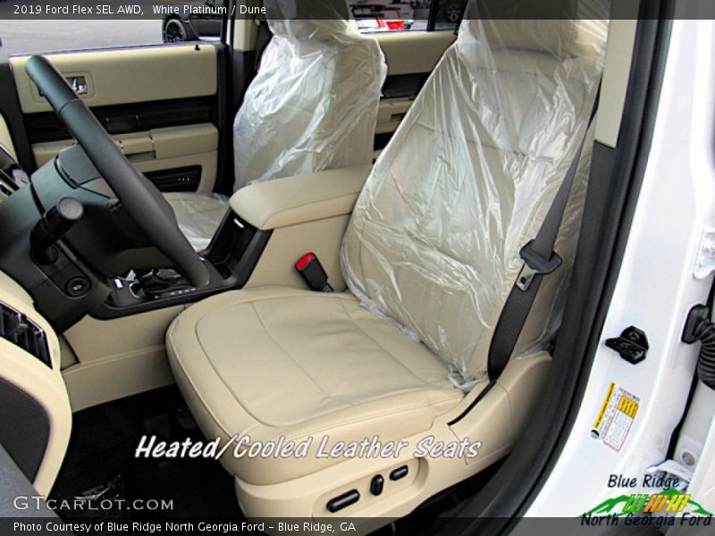White Platinum / Dune 2019 Ford Flex SEL AWD