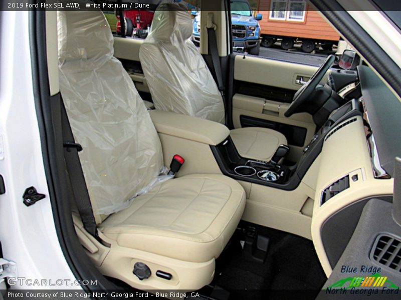 White Platinum / Dune 2019 Ford Flex SEL AWD