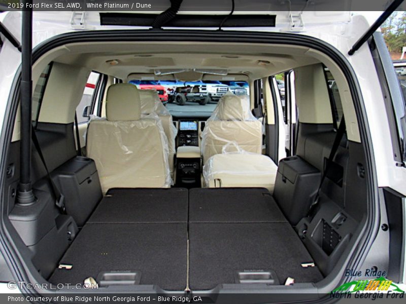 White Platinum / Dune 2019 Ford Flex SEL AWD